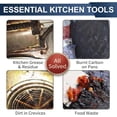 thumbnail image 4 of 2 PCS Stainless Steel Scrapers, Cleaning Scraper Tool, Paint Multifunctional Metal Tools for Cookware, Stovetop, Adhesive, Oven Racks, Grout, Grill, Glass, Kitchen & Home, 4 of 4