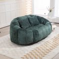 thumbnail image 4 of Giant Bean Bag Chair, Faux Fur Bean Bag Couch with Filler Large Living Room Bean Bag Chairs for Adults, Big Lazy Sofa Accent Chair Floor Chair, 4 of 9