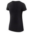 thumbnail image 3 of Women's G-III 4Her by Carl Banks Black Oklahoma City Thunder Super-Slim Fit Lightweight Leopard Heart T-Shirt, 3 of 3