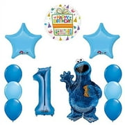 Sesame Street Cookie Monsters 1st Birthday party supplies