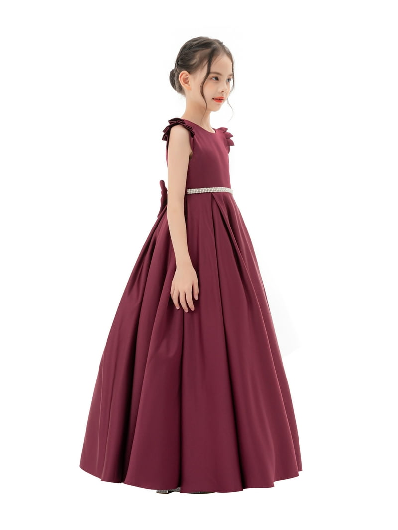 satin christening dresses Garland Smocked Christening Gown