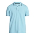 thumbnail image 5 of George Men's and Men's Big & Tall Tipped Pique Polo Shirt with Short Sleeves, Sizes XS-5XL, LT-3XLT, 5 of 5
