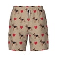 thumbnail image 4 of Lsque Mens Swim Trunks German Shepherd Dog Pattern - Bathing Suit Compression Liner - Beach Swim Shorts Swimwear - (S-3XL) - Stretch Quick Dry -Small, 4 of 9