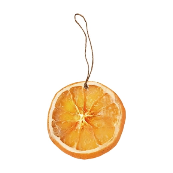 Set of 30 Dried Orange Slice Ornaments, Paper Christmas Tree Decorations, Rustic Holiday Hanging Pendants for Party Garland Wreath,Orange