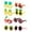 8 PCs Fruit Glasses Party Sunglasses, variant on 8Pcs Fruit Eyeglasses Luau Party Sunglasses Funny Sunglasses Dress Props for Hawaiian Beach Luau Theme Party Supplies