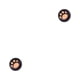 thumbnail image 3 of Inteprter Stick Caps Cóncavo Útil Forma de pata de gato Reemplazo perfecto Thumbstick Cover Controller Accesorio naranja sobre negro naranja sobre negro 2Conjunto, 3 of 6