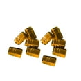 thumbnail image 3 of ZheElen 10Pcs Car Tire Valve Caps Professional Repalce Part Auto Wheel Accessories Hexagonal Aluminum Alloy Rim Stem Cover Yellow 1Set, 3 of 6