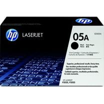 HP 05A Black Original LaserJet Toner Cartridge, ~2,300 pages, CE505A