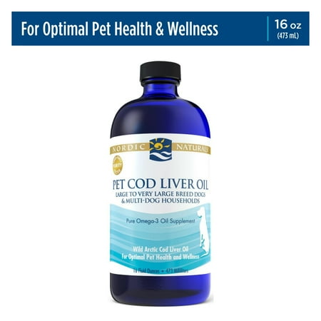 UPC: 0768990537868 | Nordic Naturals Pet Cod Liver Oil for Dogs  with EPA & DHA  Fish Oil  16 Oz