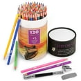 thumbnail image 7 of HIFORNY 120 Soft Core Colored Pencils Set with Blender for Adult Coloring, Drawing & Art Supplies, 7 of 7