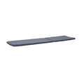 thumbnail image 3 of GDF Studio Lillian Outdoor Acacia Wood Armless Adjustable Chaise Lounge with Cushion, Teak and Dark Gray, 3 of 4