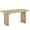 Field Oak, variant on Panapinka 62 Inch Table, Set for 6-8 People, Wooden Kitchen Table with Grille Design, Suitable for Home, Office, Living Room,Easy to Assemble(Without Chair)