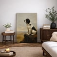 thumbnail image 4 of Canvas Print Vintage Style Dog Portrait Wall Art Classic Animal Decorative for Living Room Bedroom - 16"x24", 4 of 8