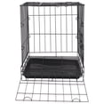 thumbnail image 1 of OULII Small Dog Cages Rabbit Cage Black Iron Ventilation Training 1Pack, 1 of 8