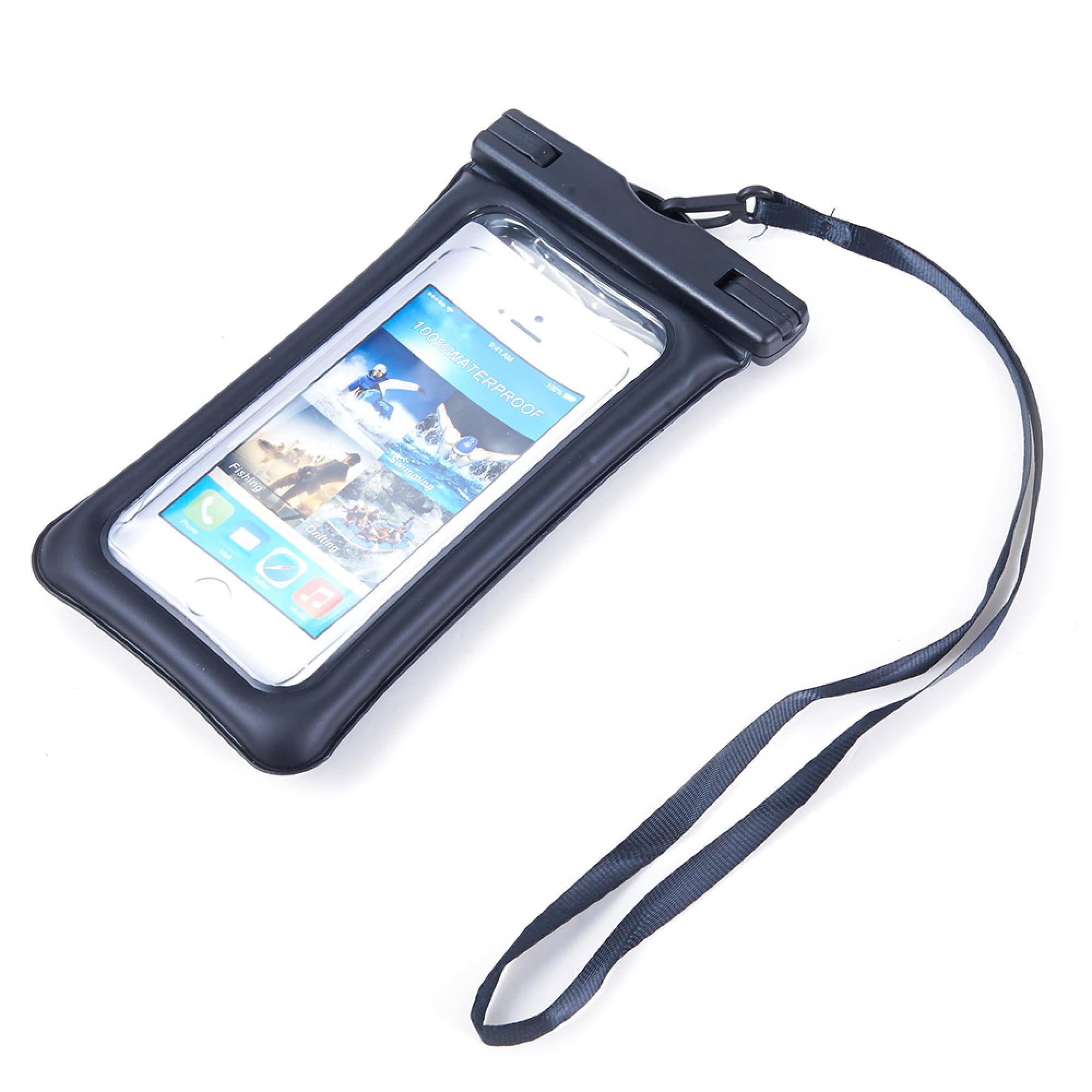 Universal Waterproof Phone Pouch 2-Pack – Clear Touchscreen Phone Protection with Lanyard