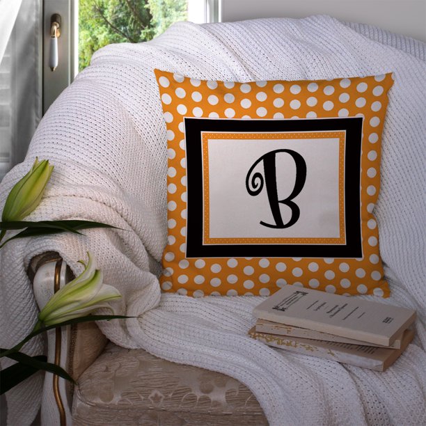 Outdoor initial shop pillow