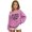 Hot Pink, variant on bravefron Girls Hoodie with Graphic Shoulder Design Long Sleeve Cozy Lightweight Pullover Sweatshirt for Everyday Casual Wear