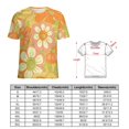 thumbnail image 2 of Nostalgic Vintage Floral T Shirts Basic T-Shirt Short Sleeve Ladies Tee Shirt Summer Graphic Clothing, 2 of 6