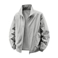 thumbnail image 7 of LUVDA Womens Lightweight Jacket Full Zip Stand Collar Long Sleeve Casual Windbreaker with Zipper Pockets for Travel & Hiking, 7 of 7