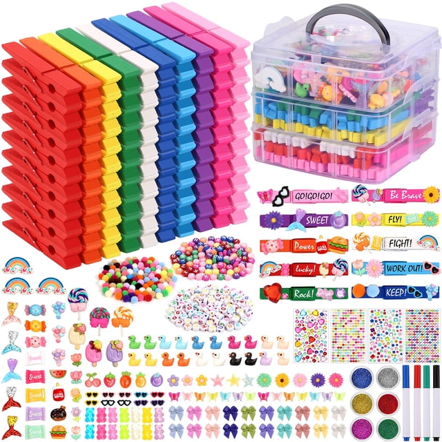 Juego de clips Cheer Pin Spirit Depotcan con 100 alfileres de madera para ropa