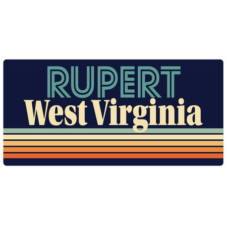 

Rupert West Virginia 5 x 2.5-Inch Fridge Magnet Retro Design