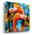 thumbnail image 2 of Epic Art 'The Lost Flamingos ' by Epic Portfolio, Acrylic Glass Wall Art, 36"x36", 2 of 8