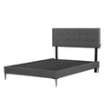 thumbnail image 2 of Box Base Cama Slim King Size+Cabecera Bilbao Gris Oscuro, 2 of 8