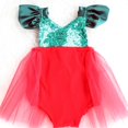 thumbnail image 2 of Combinaison en Tulle pour Bébé Fille, Justaucorps, Grenouillère, Tenue de Soleil, Costume de Noël, 2 of 4