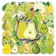 thumbnail image 1 of Paquete de pegatinas con forma de pera, 50 unidades, bonitos vinilos con frutas verdes y amarillas, 1 of 2