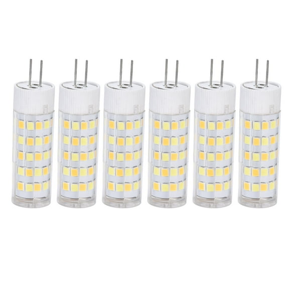 6 bombillas G4 de 3 colores, 220 V, pequeñas, para techo, pared, hogar y oficina.