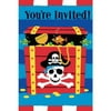 Pirate's Treasure Invitations (8 pack) (8 per package)
