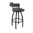 thumbnail image 2 of 861 Artemis 30" Swivel Bar Stool with Black Wrinkle Finish and Canter Storm Seat and Back, 2 of 5