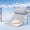 Gray & White, variant on Cooling Comforter , Q-Max 0.5 Breathable, Grey/White | Cooling Technology, Reversible Grey/White, -Based Sorona Fill, 6-9?F Cooler Than , Machine Washable