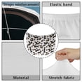 thumbnail image 7 of Uorisanigo Dachshund Dog Paws Auto Hood Cover Elastic Universal Car Bonnet Banner Easy to Install Car Hood Cover Protector Universal Fit Women Men Automotive Exterior Accessories, 7 of 7