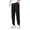 Black, variant on Mens Big and Tall Pants Men's Pants With Deep Pockets Loose Fit Casual Mesh Drawstring Jogging Trousers For Running Workout Training Basketball Black