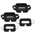 thumbnail image 1 of 100x Máscaras faciales desechables universales de realidad virtual, suaves, cómodas y transpirables. Negro, 1 of 8