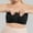 Black, variant on ZJFXGS Strapless Bras for Women Womens Strapless Bras Women'S Simple Solid Bra Comfy Breathable Tube Bra Strapless Bras for Women Large Bust Brown 2XL