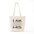 thumbnail image 6 of CafePress - I Am His Block Letters Tote Bag - Unisex Canvas Tote Bag, Beige, 1-Piece, 6 of 7
