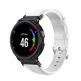 thumbnail image 4 of GAXIRE Correa de cuero para reloj, repuesto de correa de reloj de moda, sencilla, con tornillos, compatible con Garmin Forerunner 235/620/735/S20, color blanco., 4 of 6