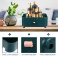 thumbnail image 4 of 1Pc Makeup Organizer Box Rack Holder with Drawer for Bathroom Vanity Countertop, 4 of 8