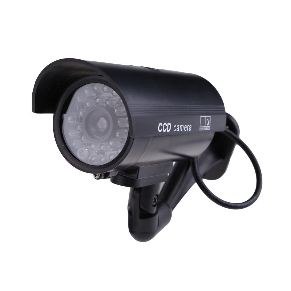 Fake Dummy Security CCD Camera Waterproof IR LED Outdoor Indoor Surveillance 