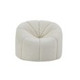 thumbnail image 4 of ACME Osmash Chaise avec Pivotante en Sherpa Teddy Blanc, 4 of 5