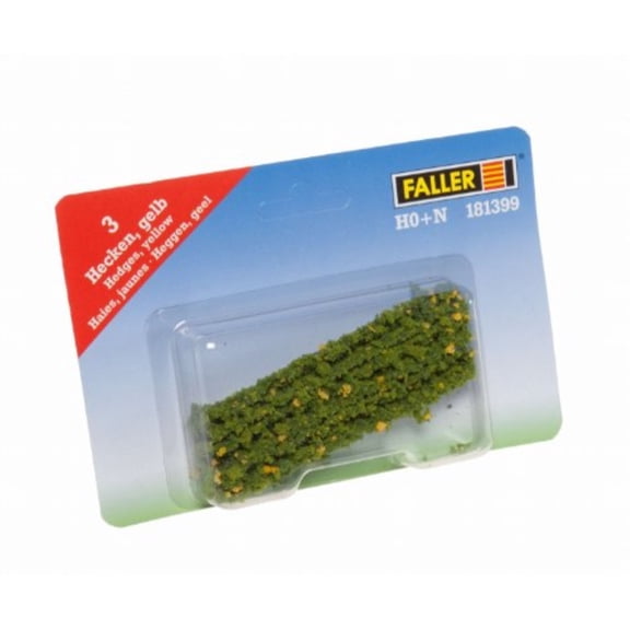 faller 181399 flowering hedges 3/scenery and accessories, yellow