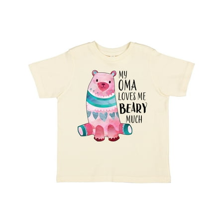 

Inktastic My Oma Loves Me Beary Much with Cute Bear Boys or Girls Toddler T-Shirt