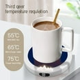 thumbnail image 5 of JWshufel USB Powered Coffee Mug Warmer Automatic 8 Hour Shutoff Touch Control with 3 Temperature Settings Suit for Home or Office Desk Suit Various Containers Easy to Clean 10W Heating, 5 of 5