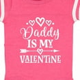 thumbnail image 4 of Inktastic Daddy is My Valentine Girls Girls Baby Bodysuit, 4 of 5