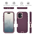 thumbnail image 3 of Carcasa rígida de PC y TPU a prueba de polvo para iPhone 16 Pro Max, carcasa protectora a prueba de golpes para iPhone 16 Plus Pro Max, 3 of 8