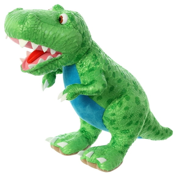 TheMogan 10" Roar T.Rex Tyrannosaurus Plush Stuffed Jurassic Park Animal Toy Green