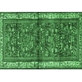 thumbnail image 1 of Ahgly Company Indoor Rectangle Persian Emerald Green Traditional Area Rugs, 8' x 10', 1 of 4
