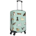 thumbnail image 3 of Puppy Dog Cute Animals Luggage Suitcase Covers Elastic Washable Luggage Protector Travel Suitcase Protective Cover For Kid And Adult, L (Fit 25-29 Inch Luggage), 3 of 6